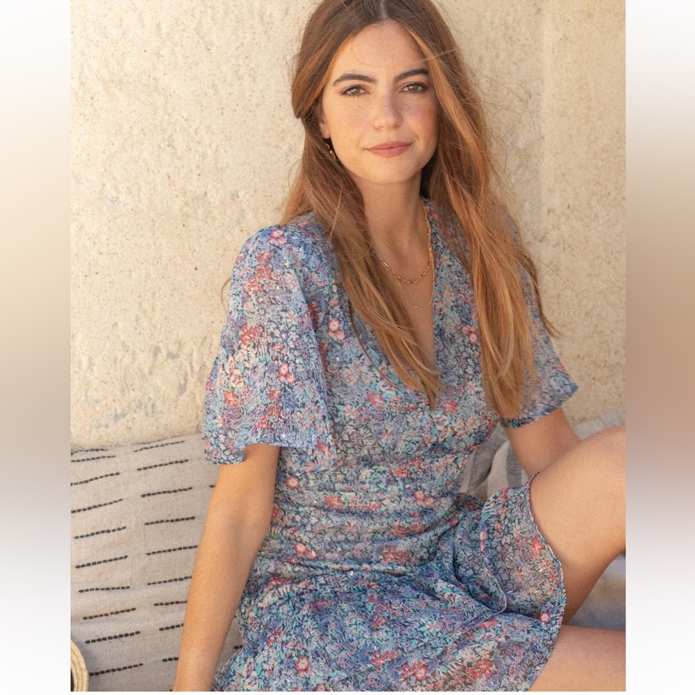 Opullence Paris Printed Mini Dress